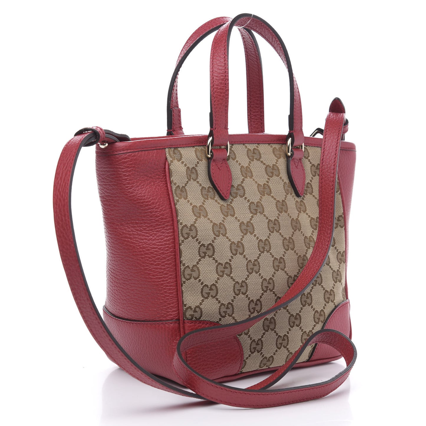 Monogram Small Bree Tote Red