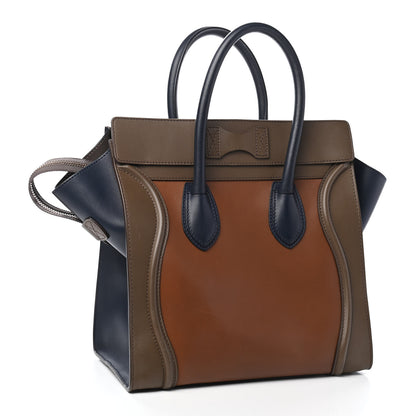 Celine Smooth Calfskin Mini Tri-Color Luggage 3 of 10