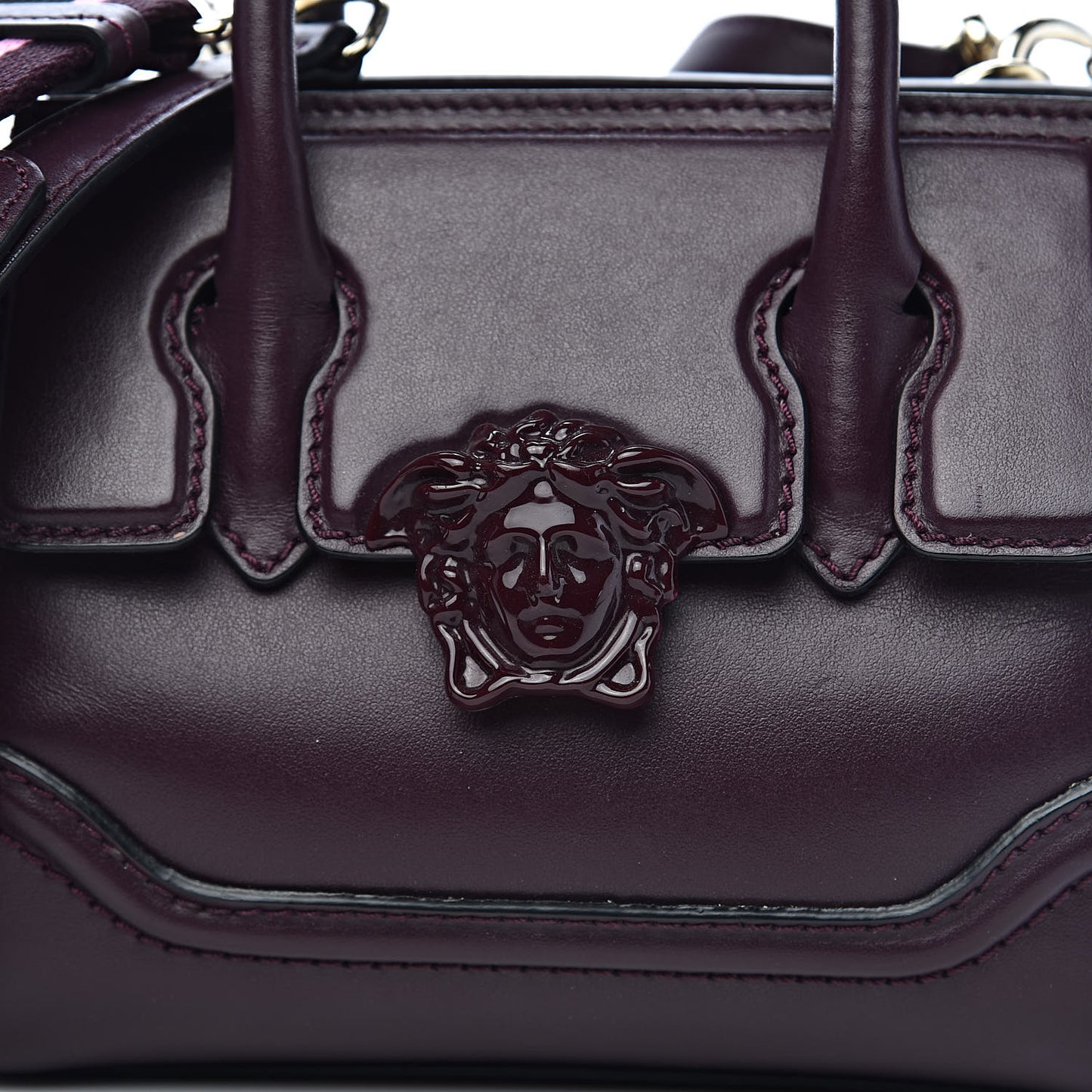 Calfskin Small Palazzo Empire Bag Burgundy