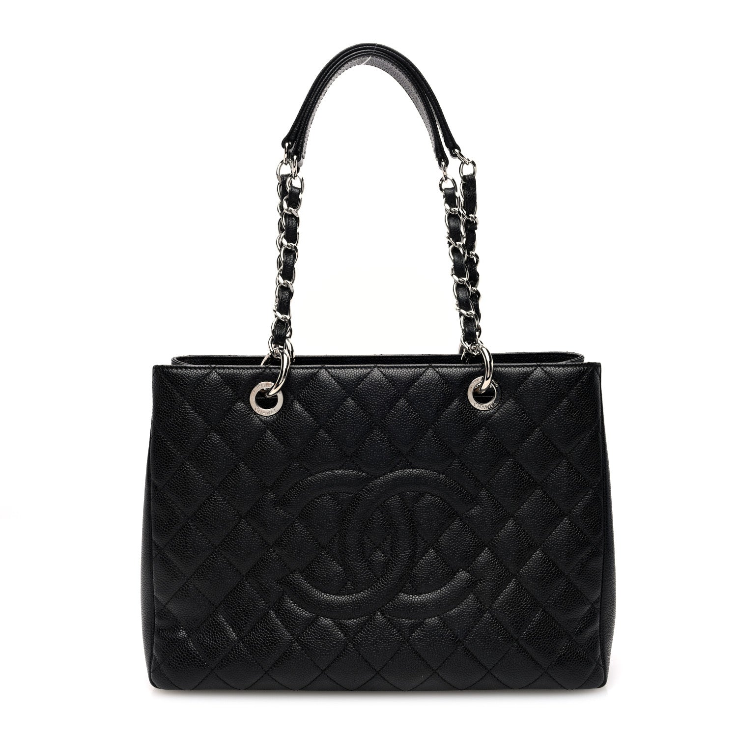 Chanel Caviar Quilted Grand Shopping Tote GST Black 1 of 11