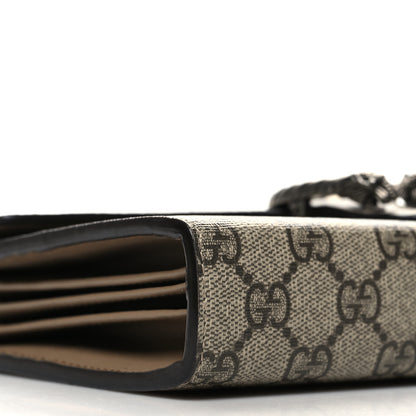 Gucci GG Supreme Monogram Mini Dionysus Chain Wallet Beige Taupe 9 of 10