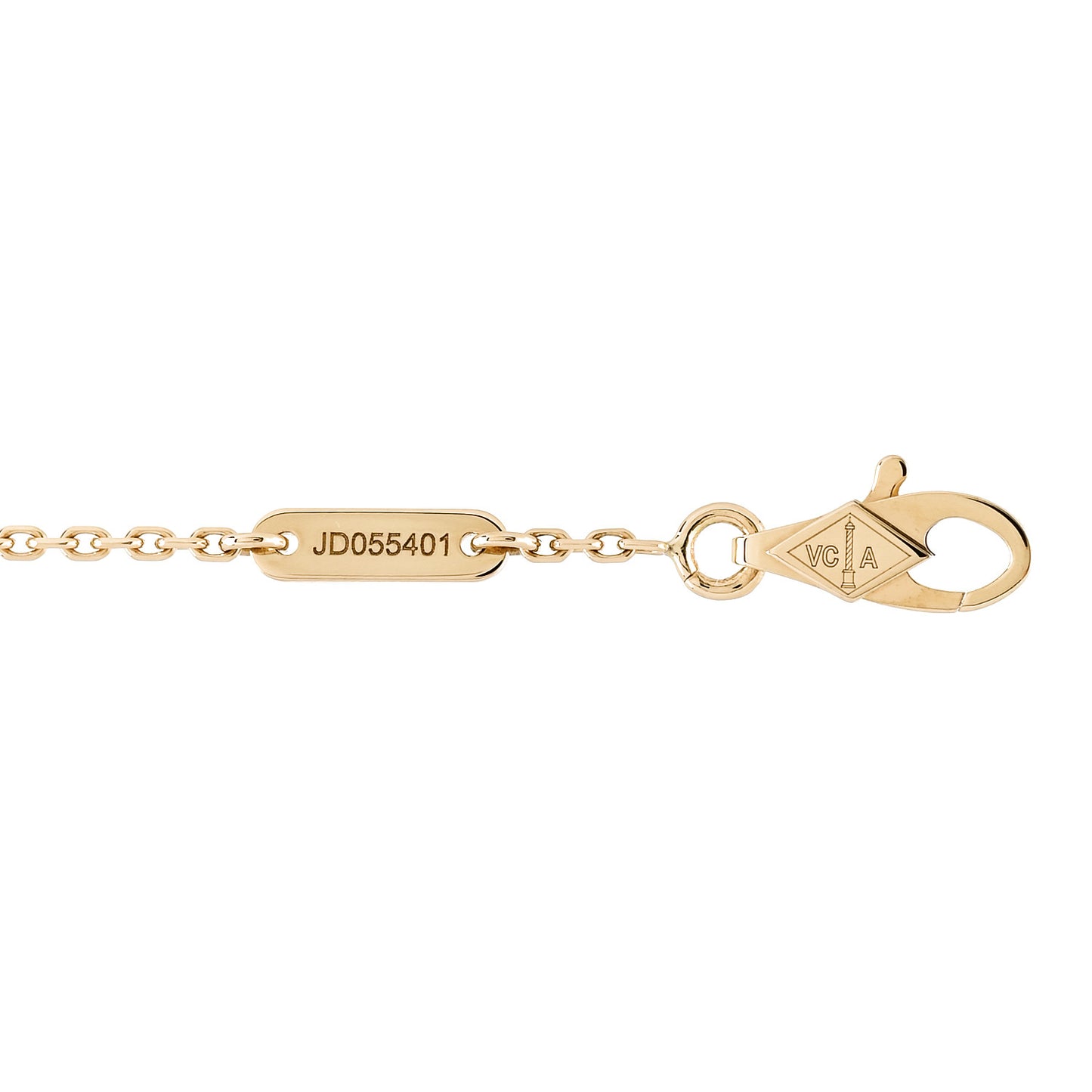 18K Yellow Gold Mother of Pearl Sweet Alhambra Bracelet