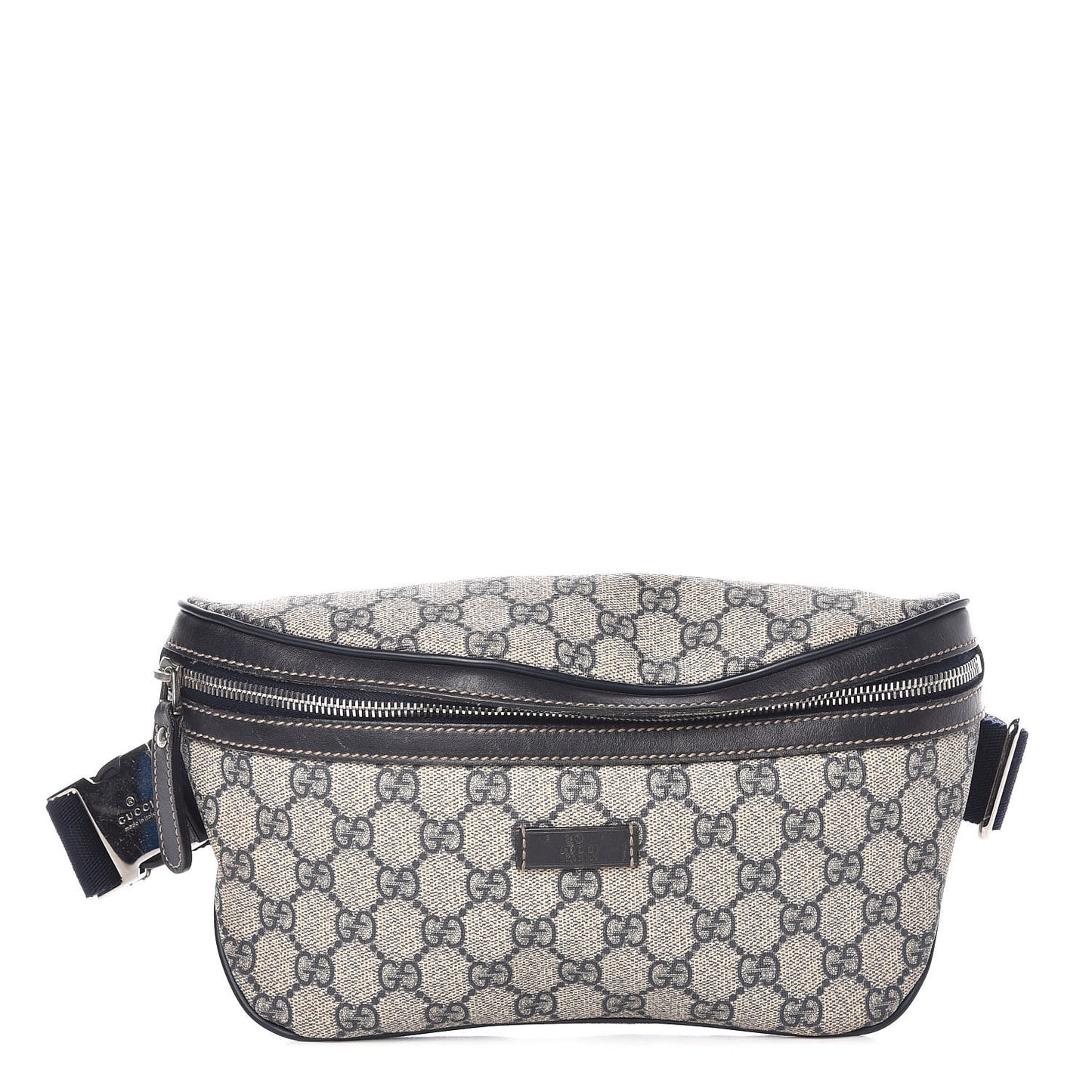 GG Supreme Monogram Belt Bag Navy
