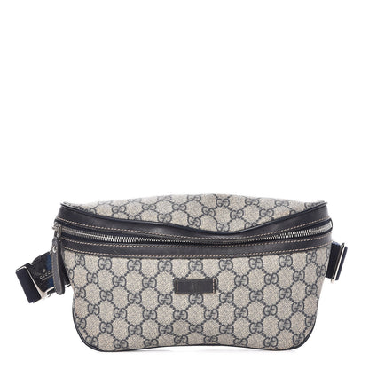 Gucci GG Supreme Monogram Belt Bag Navy 1 of 14