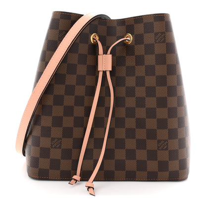 Louis Vuitton Damier Ebene Neonoe MM Venus Pink 1 of 10