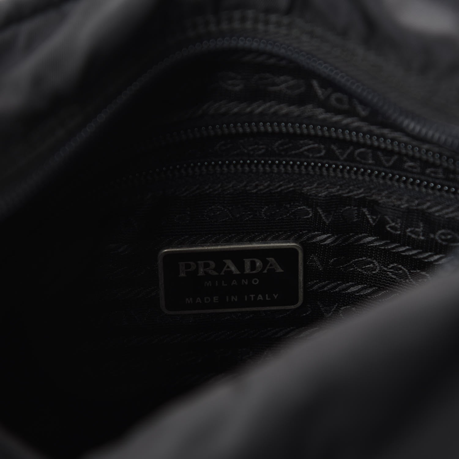 Prada Nylon Vela Messenger Black 6 of 9