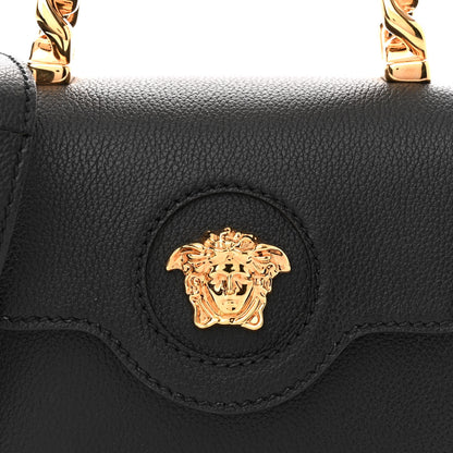 Versace Grained Calfskin Mini La Medusa Bag Black 8 of 12