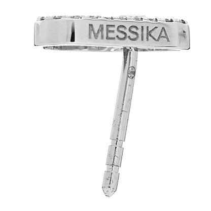 Messika 18K White Gold Diamond Move Uno Earrings 4 of 7