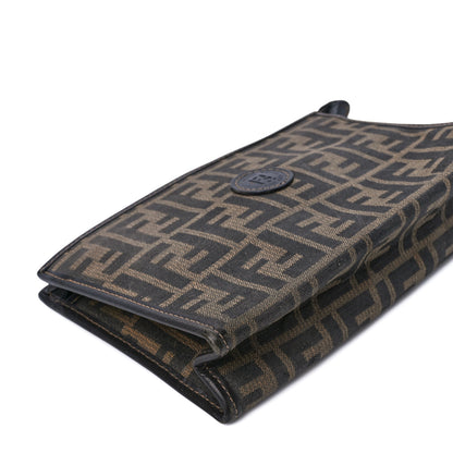 Fendi Zucca Zip Pouch Tobacco 10 of 14