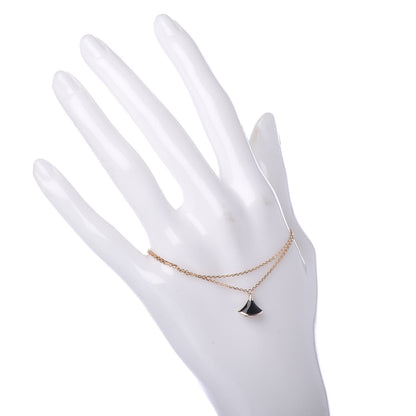 Bulgari 18K Rose Gold Black Onyx Divas' Dream Bracelet 2 of 5
