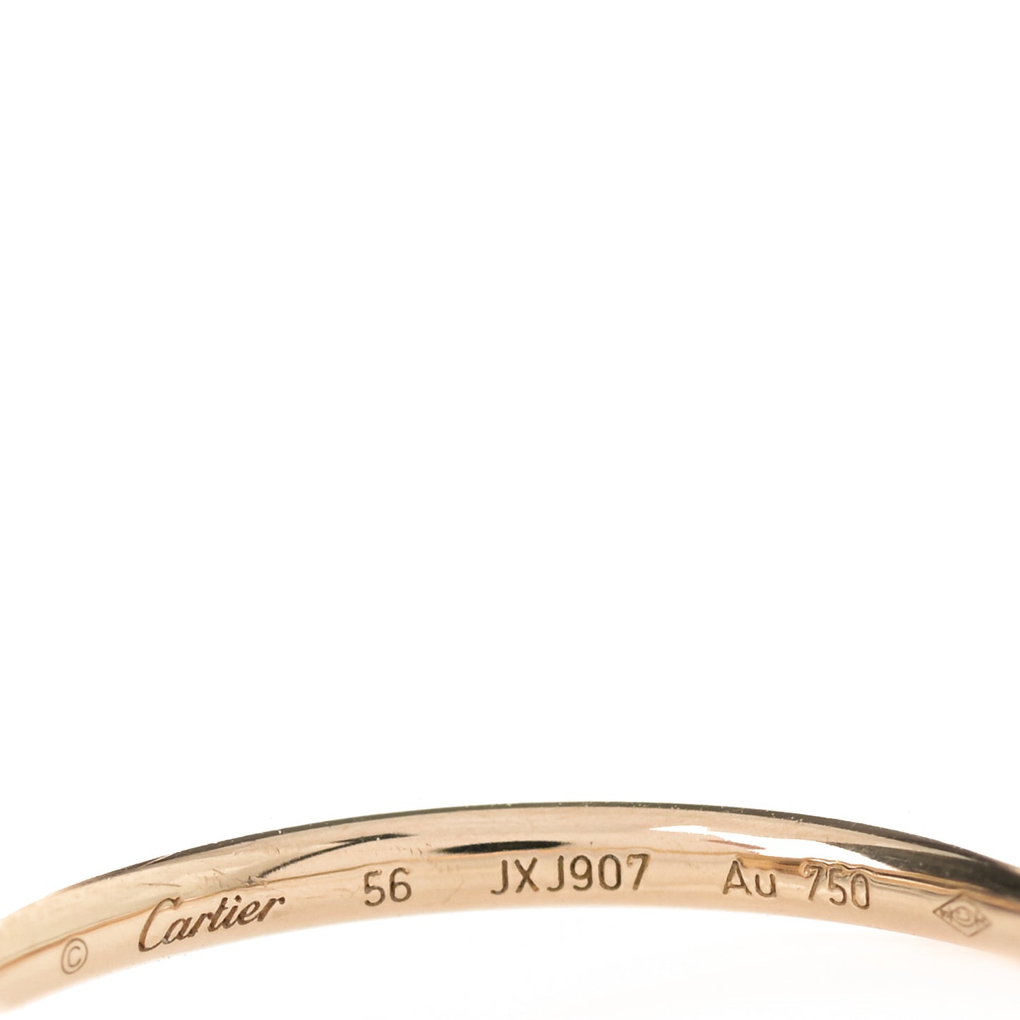 18K Yellow Gold Small Juste Un Clou Ring 56 7.5