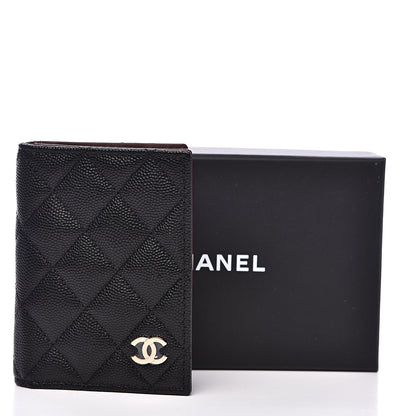 Chanel Caviar Quilted Card Holder Wallet Black 9 of 9
