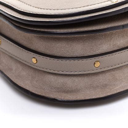 Chloe Calfskin Suede Small Nile Bracelet Bag Motty Grey 9 of 10