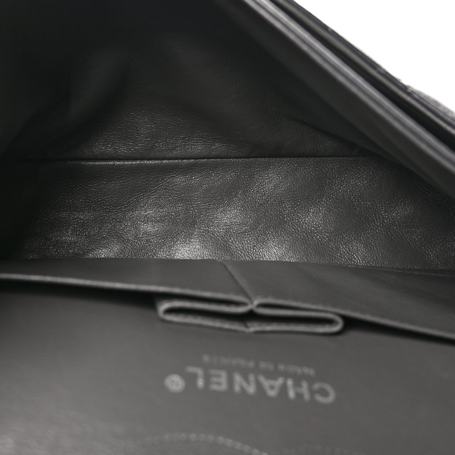 Chanel Lambskin Quilted Medium Double Flap Dark Grey 5 of 12