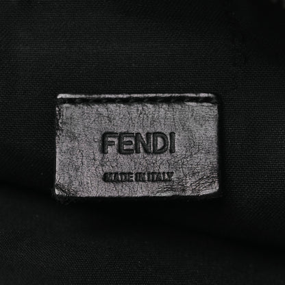 Fendi Vitello Century Elite Monster Eyes Pouch Black Graphite 6 of 12