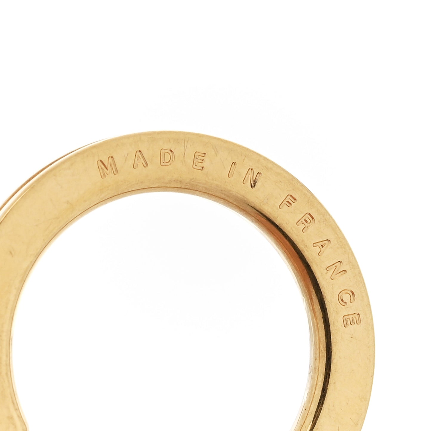 Metal Pochette Extender Key Ring Chain Gold