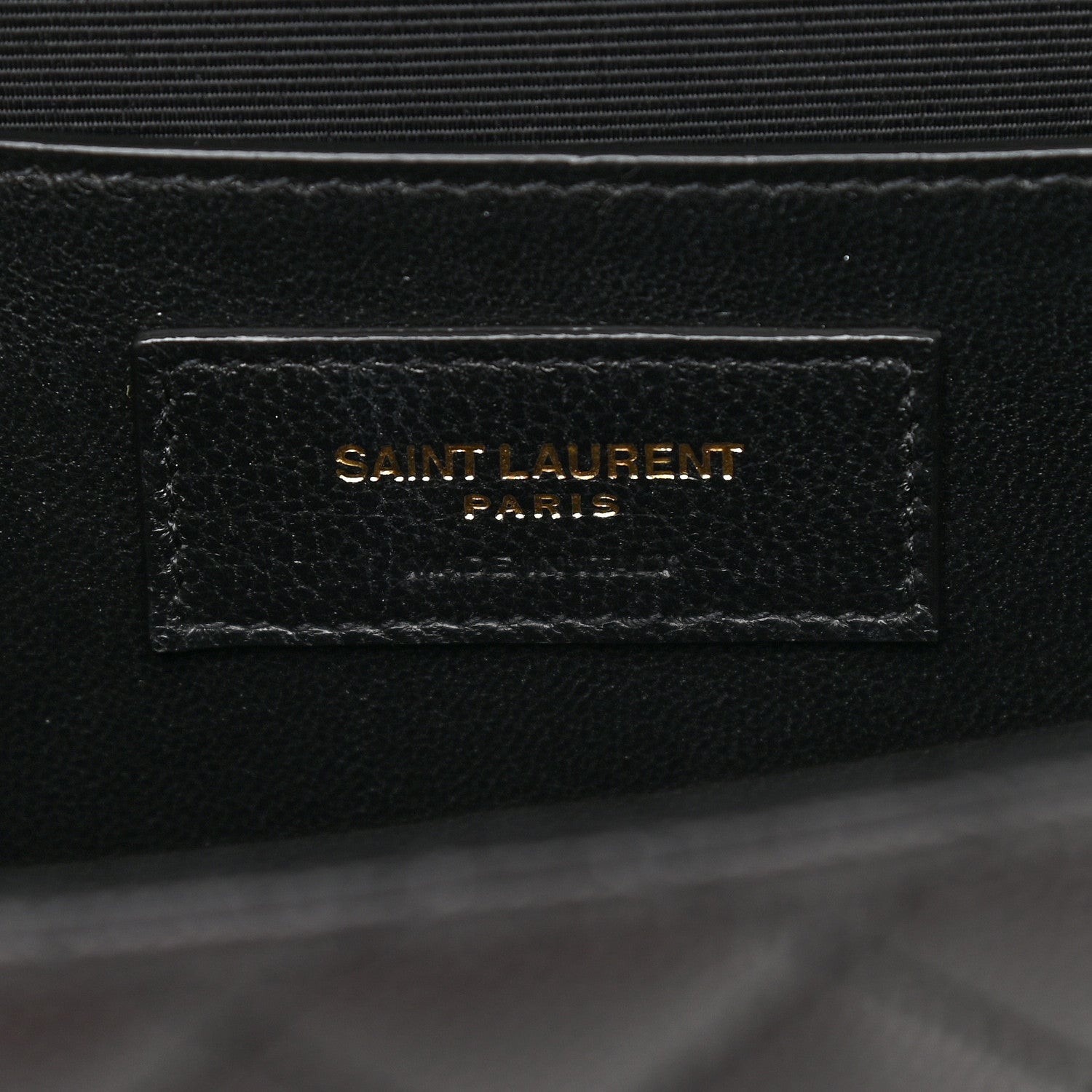Saint Laurent Grain De Poudre Textured Mixed Matelasse Triquilt Medium Monogram Satchel Black 6 of 9