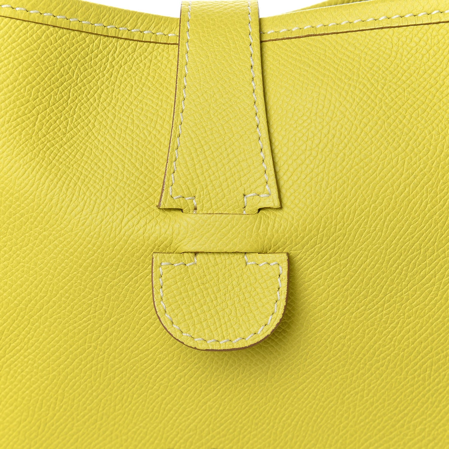 Hermes Epsom Evelyne III GM Lime 8 of 11