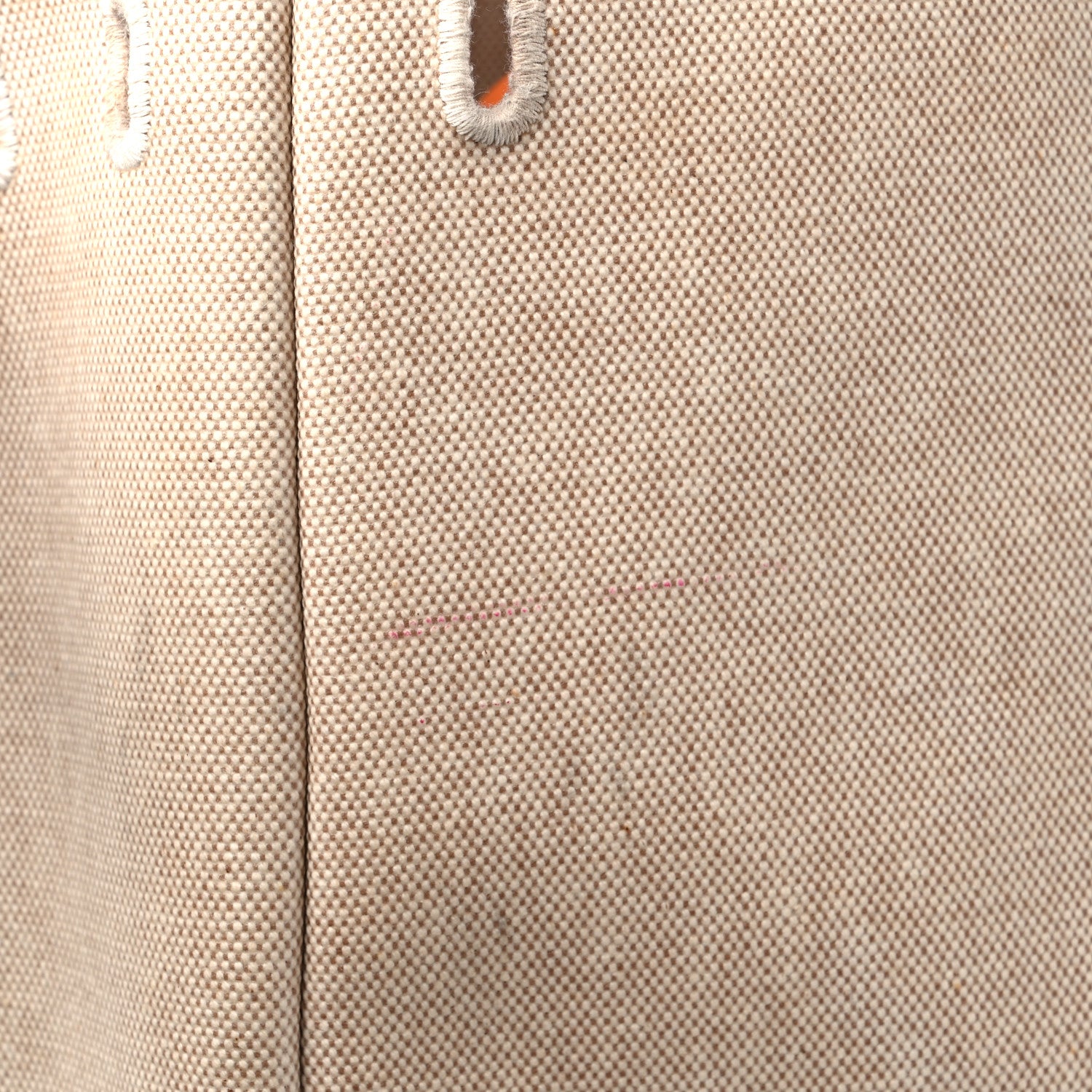 Hermes Toile Vache Calfskin Herbag 39 GM Natural 17 of 17