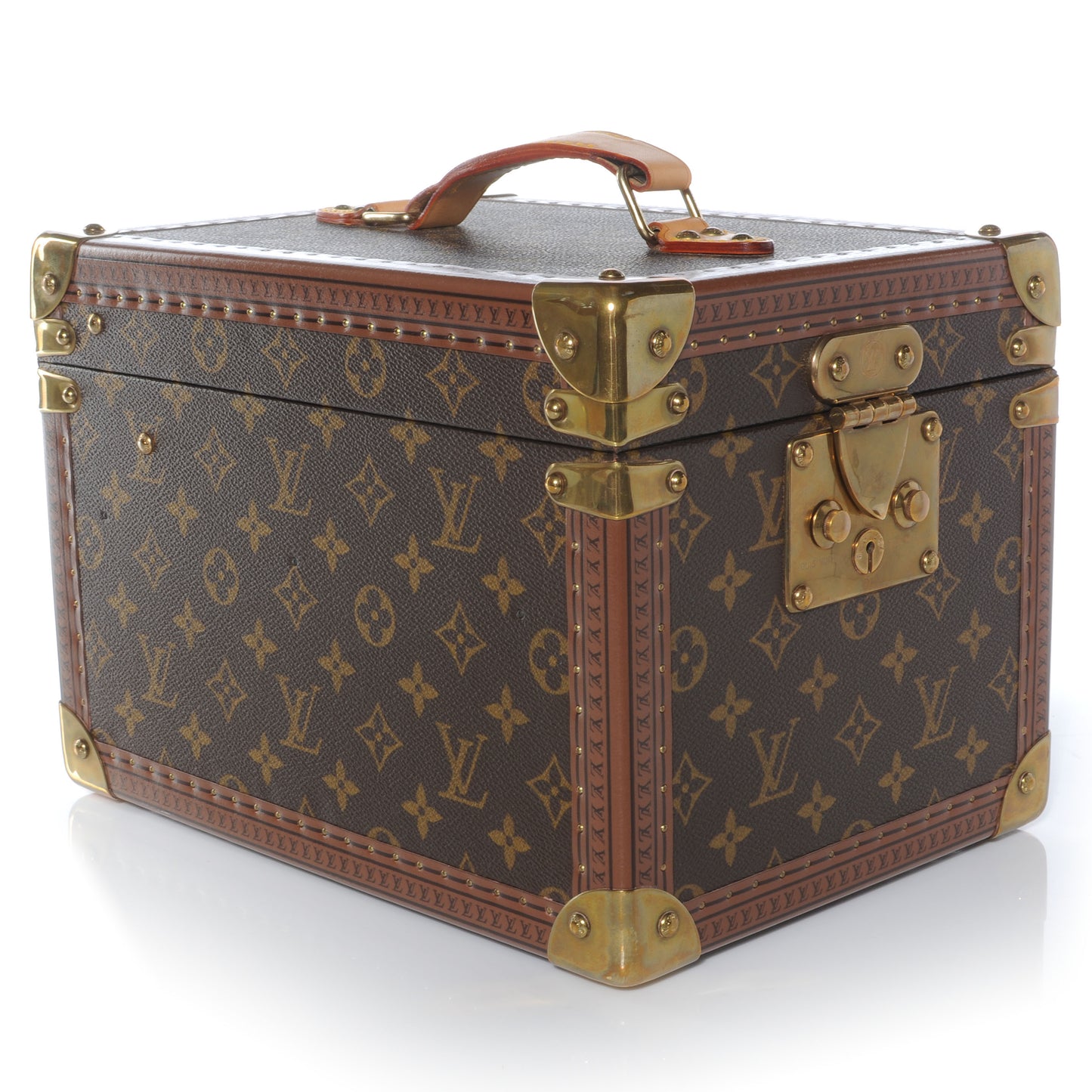 Monogram Boite Flacons Lozine Beauty Train Trunk Case