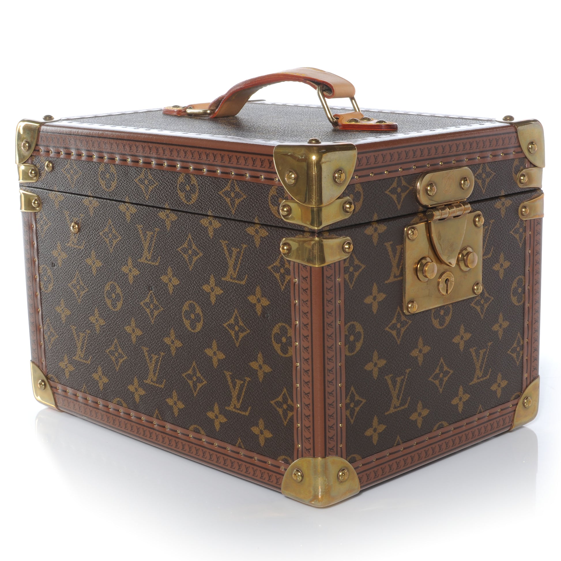 Louis Vuitton Monogram Boite Flacons Lozine Beauty Train Trunk Case 4 of 10