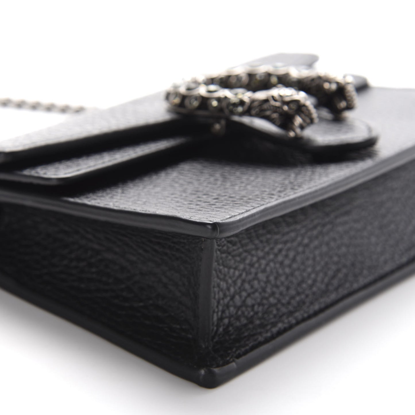 Calfskin Super Mini Dionysus Shoulder Bag Black
