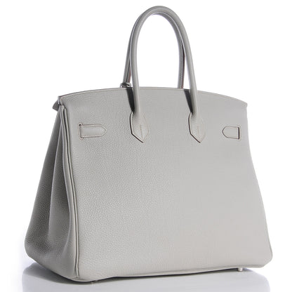 Hermes Togo Birkin 35 Gris Perle 13 of 23