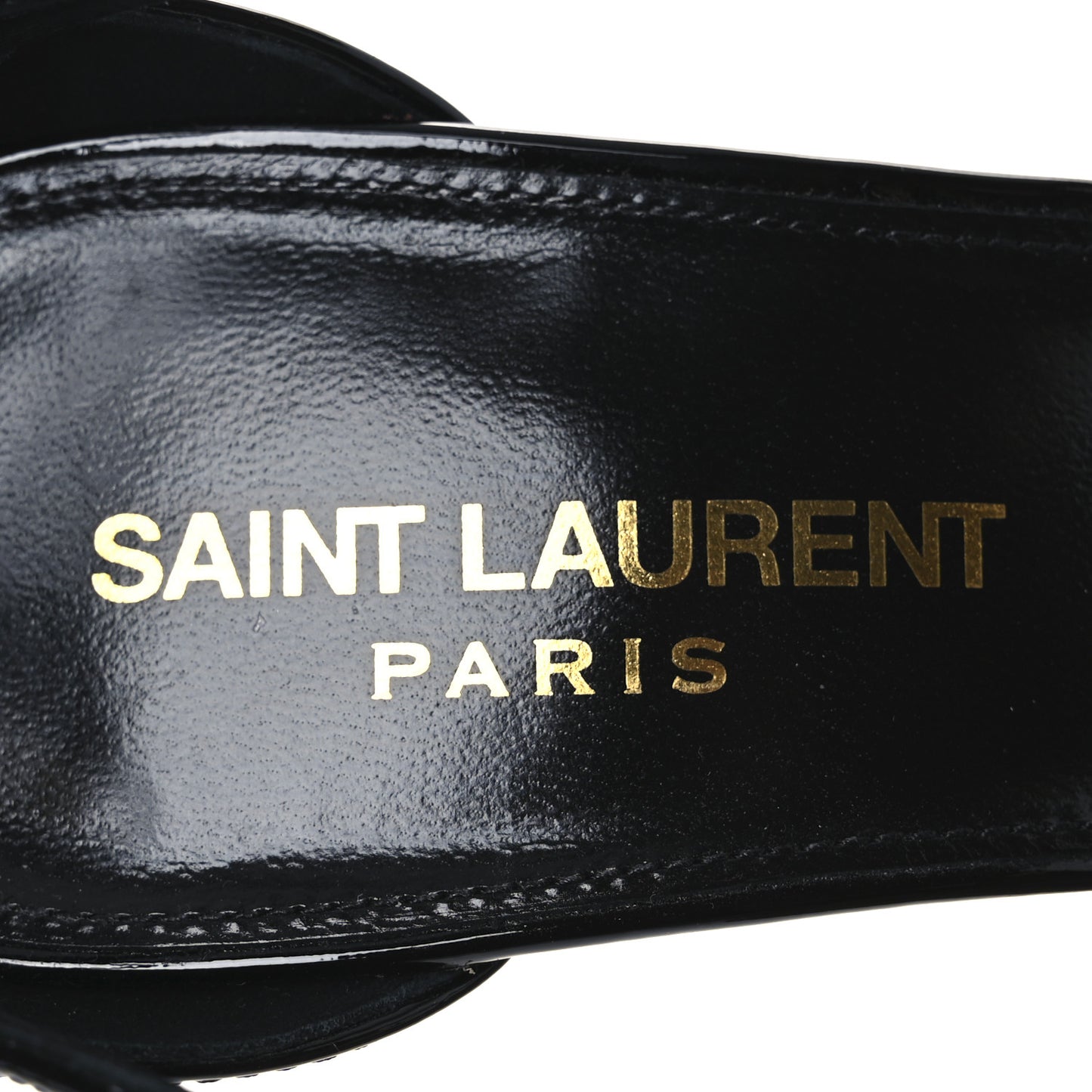 Patent Cassandra 100 Ankle Strap Sandals 38.5 Black