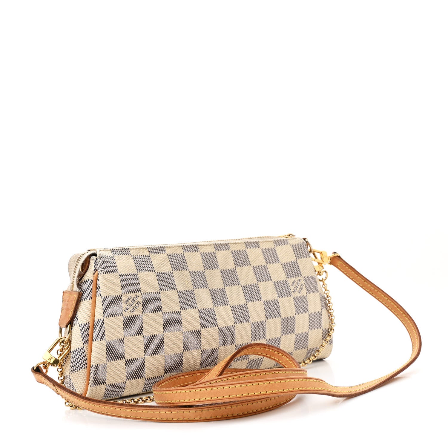 Louis Vuitton Damier Azur Eva Clutch 3 of 14