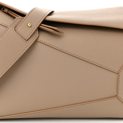 Loewe Soft Grained Calfskin Medium Puzzle Edge Bag Sand 7 of 9