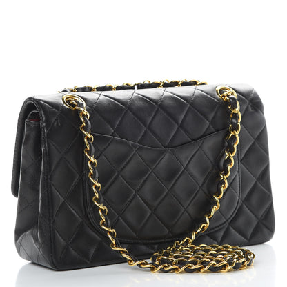 Chanel Lambskin Quilted Small Double Flap Black 3 of 15