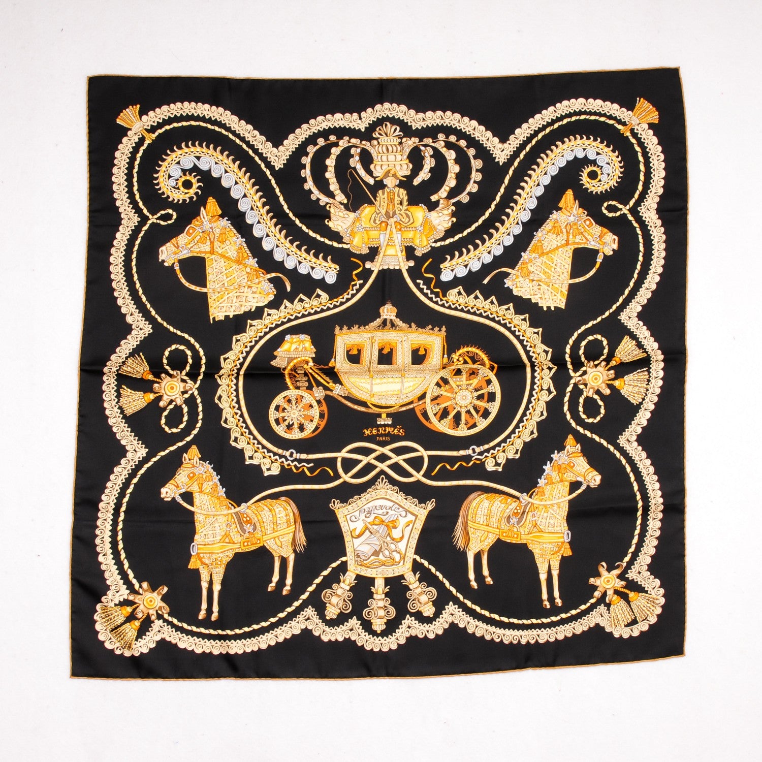 Hermes Silk Paperoles Scarf 90 2 of 3