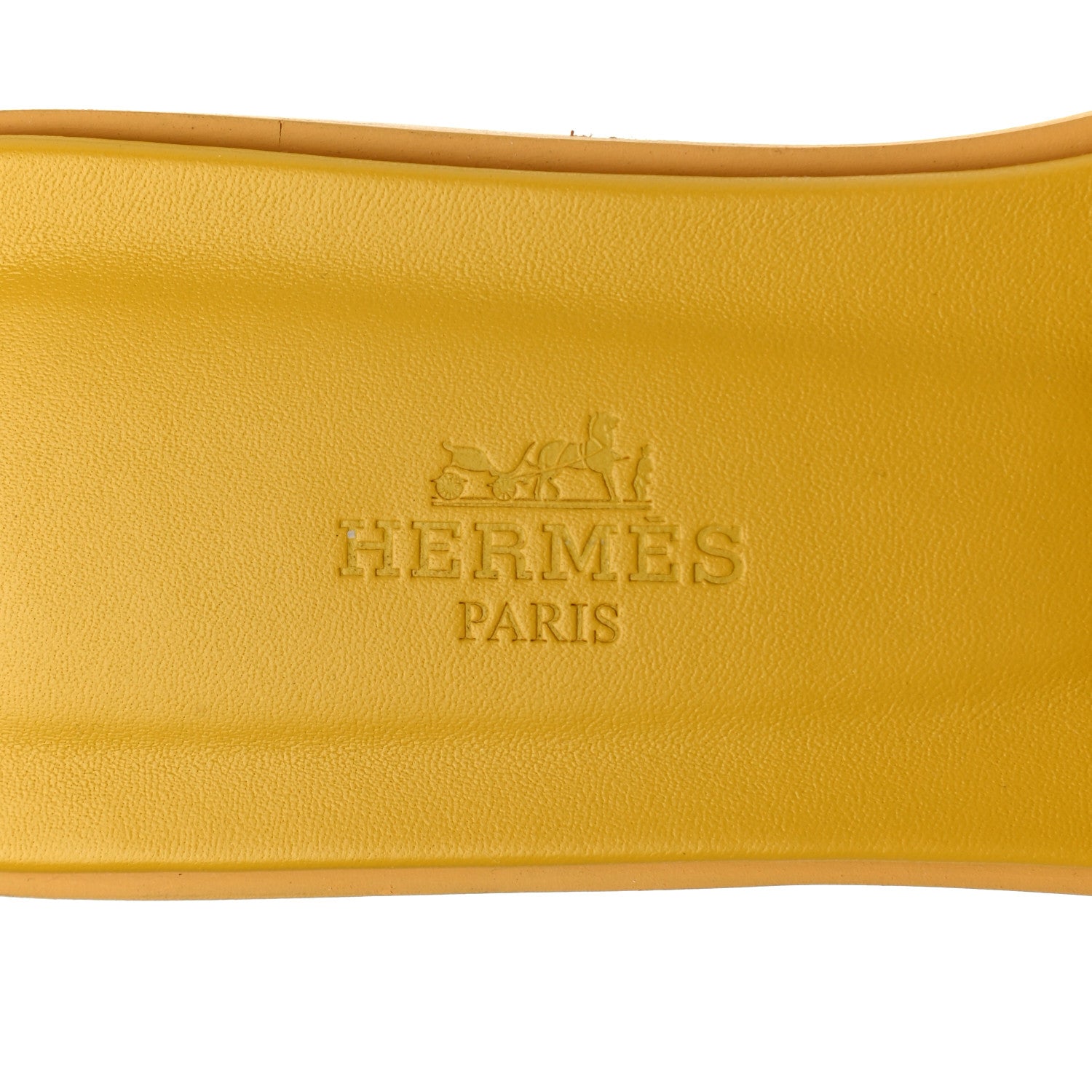 Hermes Epsom Oran Sandals 36 Jaune Sable 7 of 9