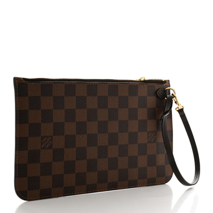Louis Vuitton LOUIS VUITTON Damier Ebene Neverfull MM GM Pochette 3 of 7