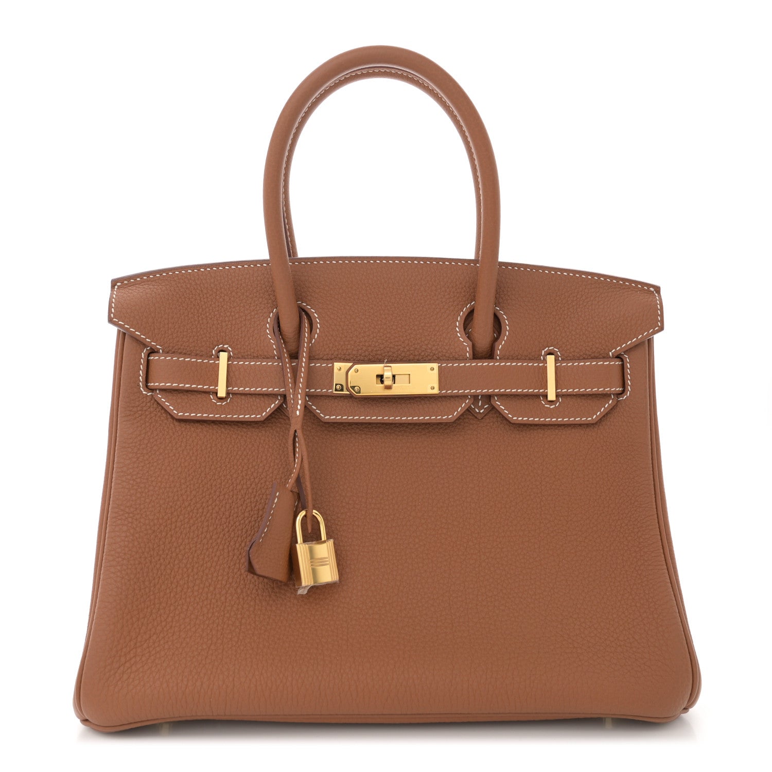 Hermes Togo BIRKIN 30 Gold 1 of 12