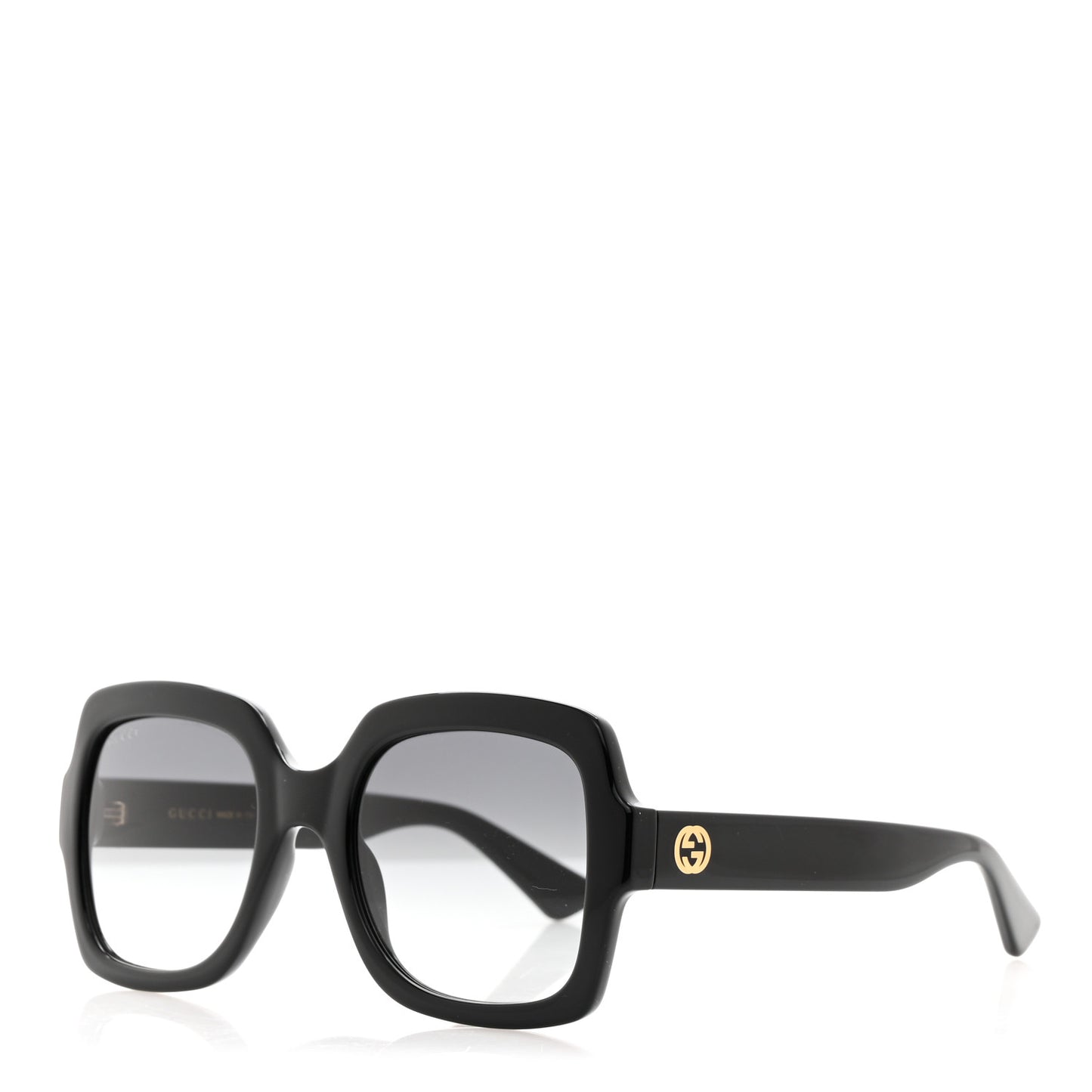Acetate Square Frame Sunglasses GG1337S Black