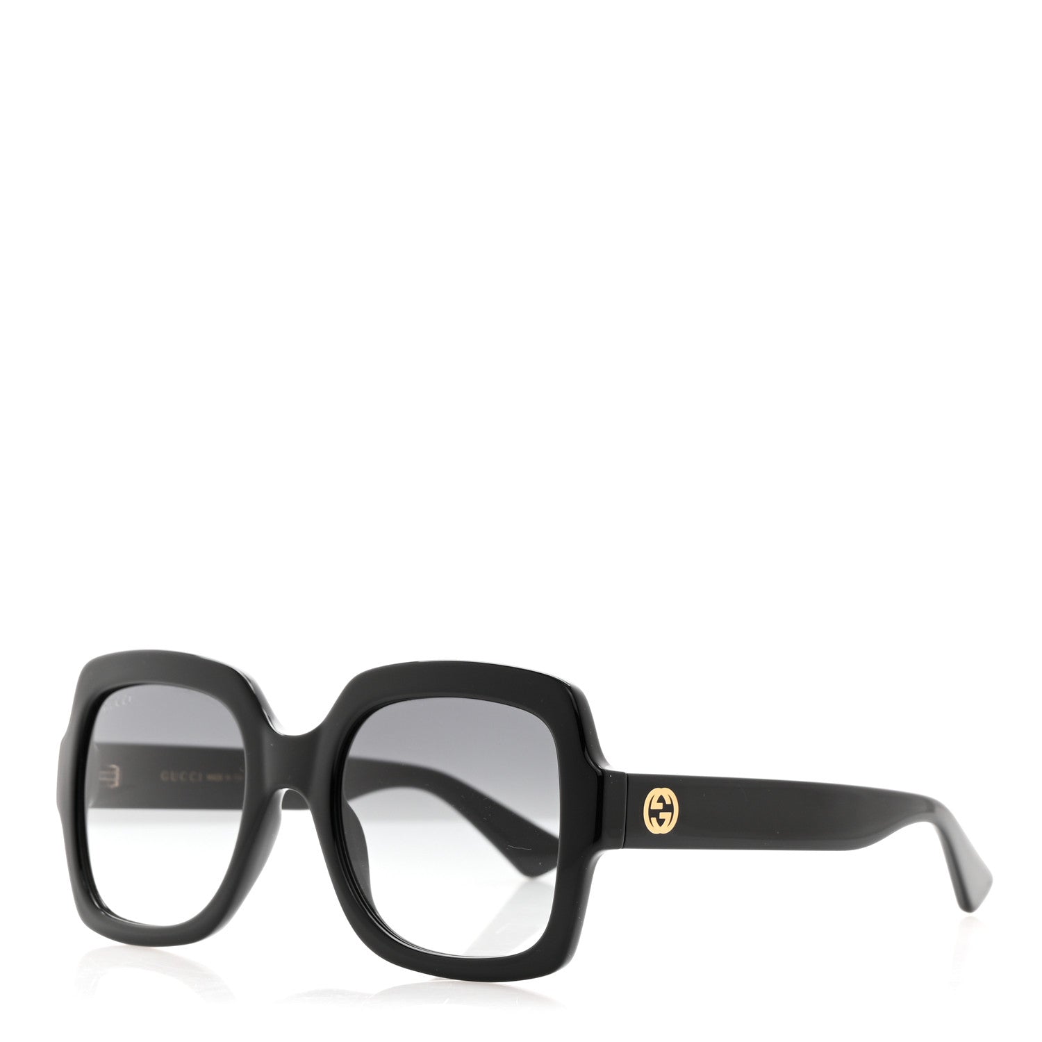 Gucci Acetate Square Frame Sunglasses GG1337S Black 1 of 8