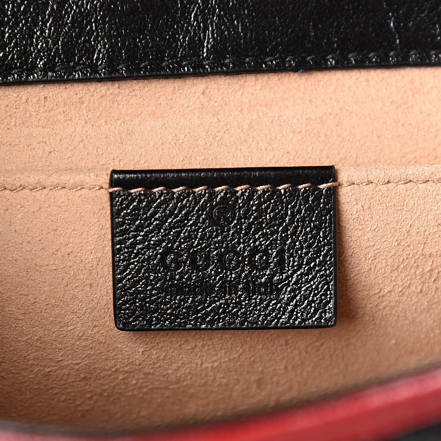 Gucci Azalea Calfskin Matelasse Diagonal Patchwork Mini Torchon GG Marmont Shoulder Bag Black Beige Romantic Cerise 5 of 9