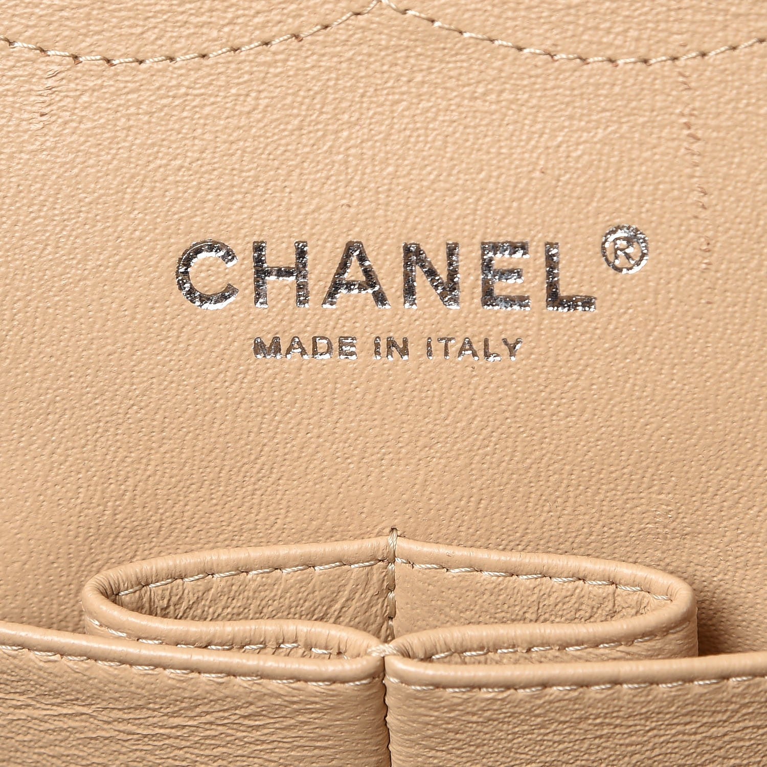 Chanel Caviar Quilted Jumbo Double Flap Beige Clair 7 of 14