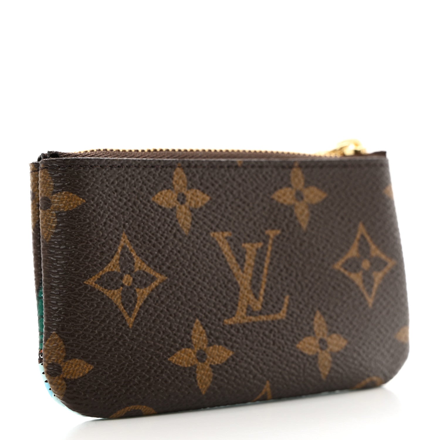 Louis Vuitton Monogram 2023 Christmas Animation Alpine Key Pouch Pink 3 of 7