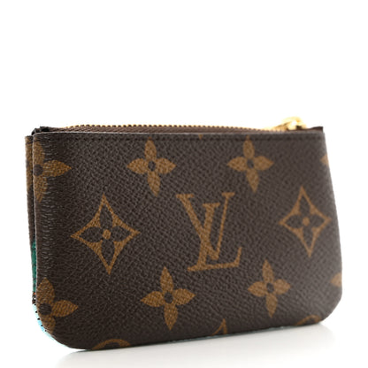 Louis Vuitton Monogram 2023 Christmas Animation Alpine Key Pouch Pink 3 of 7
