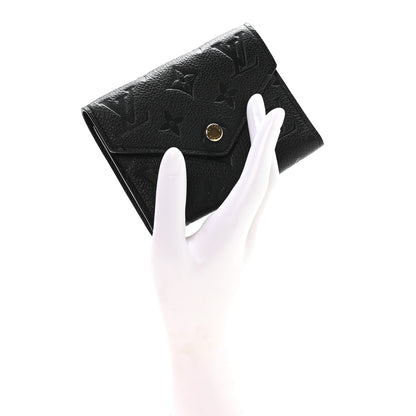 Louis Vuitton Empreinte Victorine Wallet Black 2 of 7