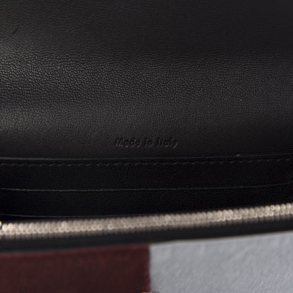 Celine Pony Hair Calfskin Diamond Compact Multifunction Wallet Blush 6 of 7