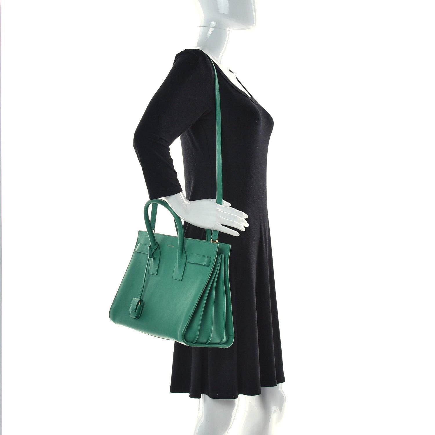 Saint Laurent Calfskin Small Sac De Jour Mint 2 of 14