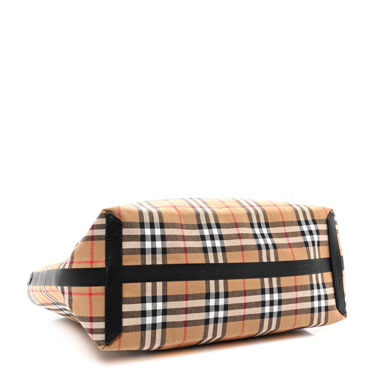 Vintage Check Medium The Giant Reversible Tote Antique Yellow Bright Red