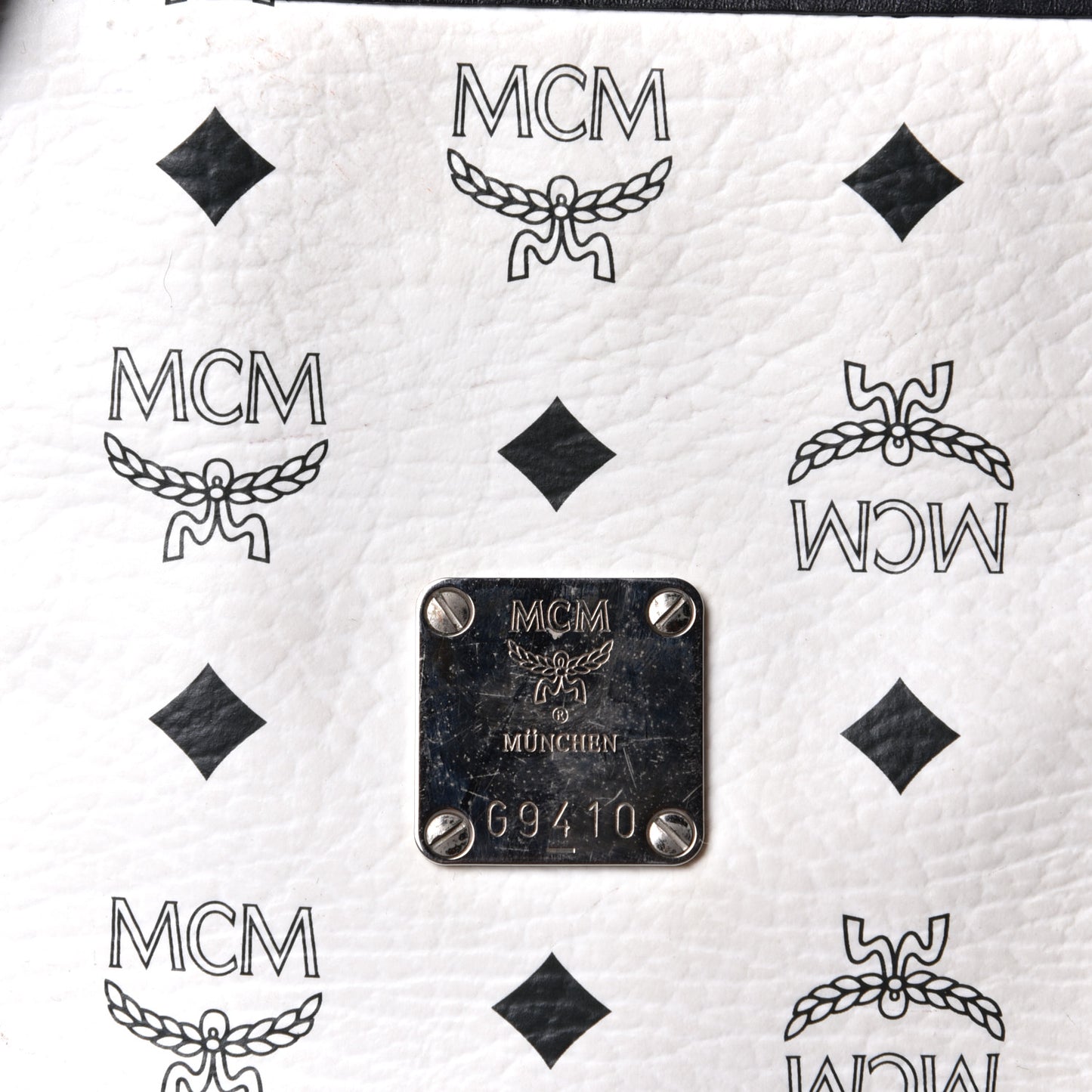 Visetos Tote White Black