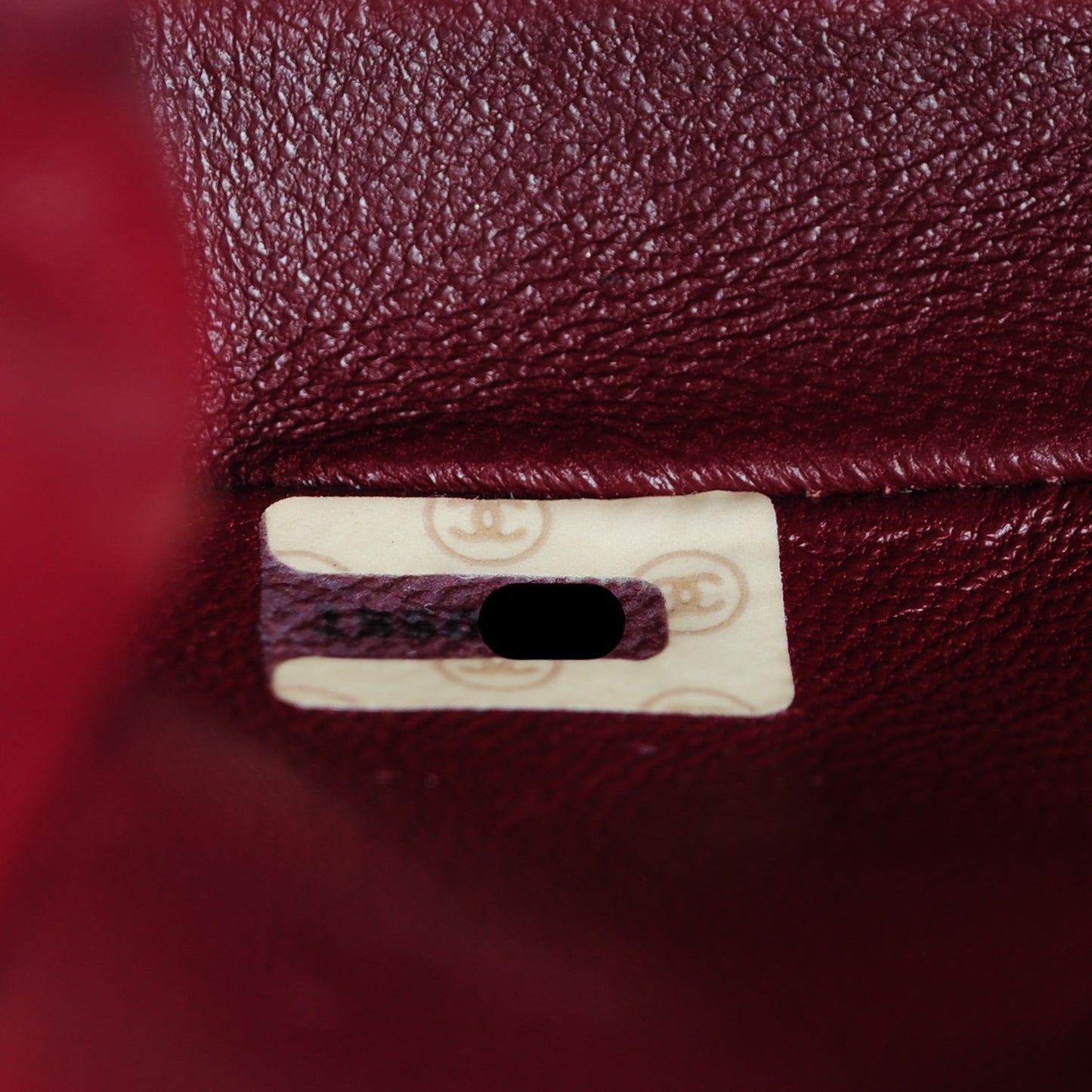 Lambskin Quilted Mini Square Flap Black