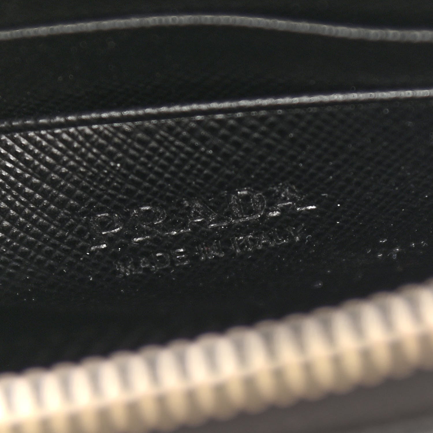 Prada Saffiano Phone Crossbody Pouch Black 6 of 9