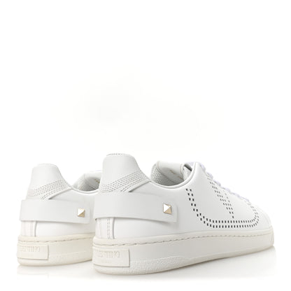 Valentino Garavani Calfskin Womens Backnet Sneakers 39.5 White 5 of 9
