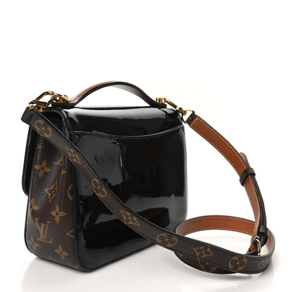 Louis Vuitton Patent Calfskin Monogram Cherrywood BB Black 3 of 9